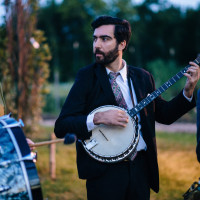 clarinet, drums, and banjo player from Baby Soda Jazz Band Weddings